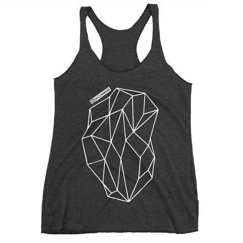 IMClimbing Boulder Design on Charcoal Tank Top - Women
