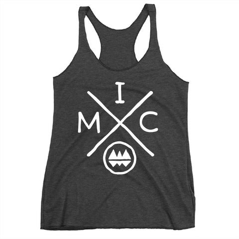 IMClimbing IMC Logo Design on Charcoal Tank Top - Women
