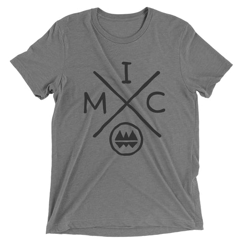 IMClimbing IMC Logo Design on Grey T-Shirt - Men 