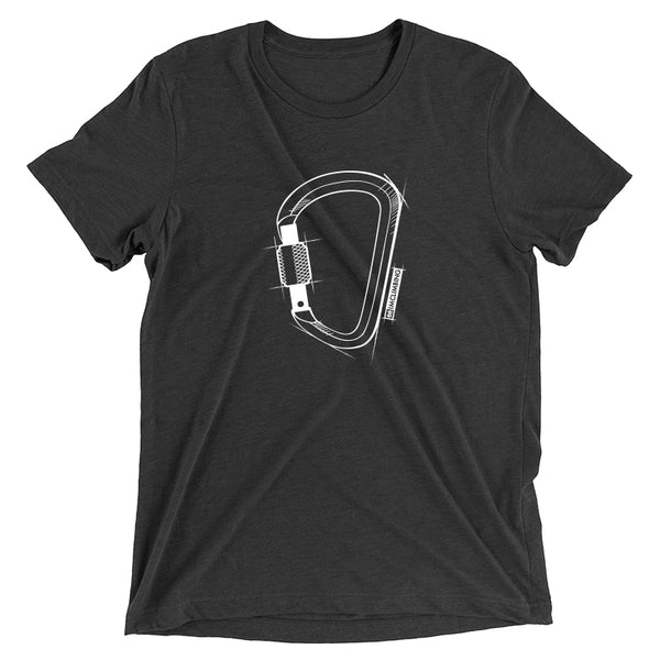 IMClimbing Locking Biner Design on Grey T-Shirt - Men 