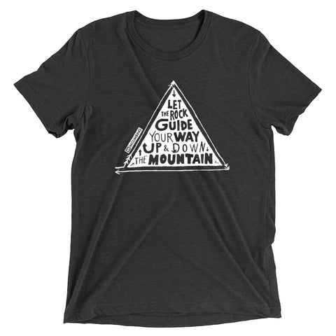 IMClimbing Rock Guide Design on Charcoal T-Shirt - Men 