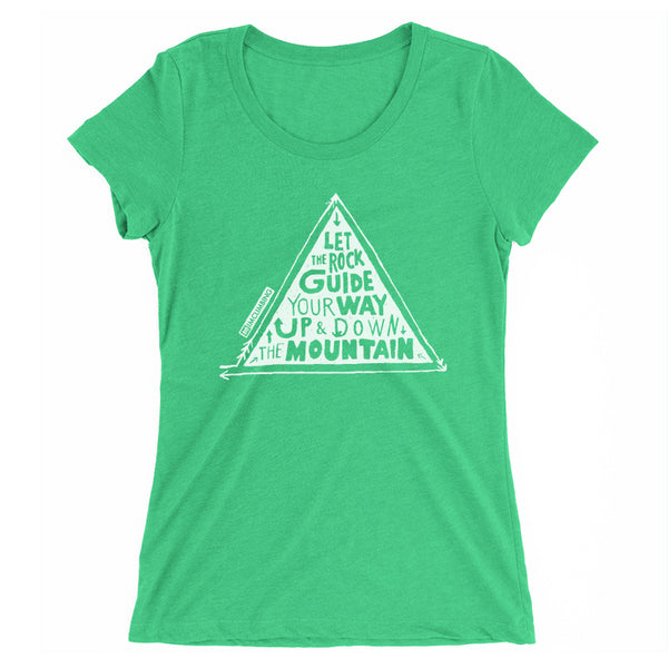 IMClimbing Rock Guide Design on Grass T-Shirt - Women 